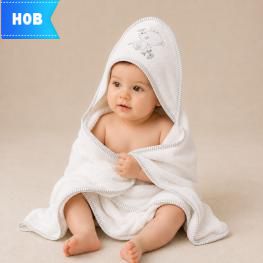 Бебешка хавлия с качулка