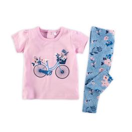 Тениска с клин - Цветно колело