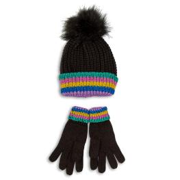 Зимна шапка с ръкавици
