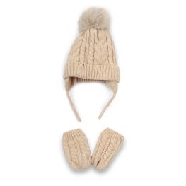 Зимна шапка с ръкавици - унисекс