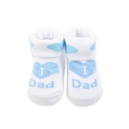 Бебешки чорапи I love Dad