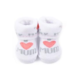 Бебешки чорапи I love MUM