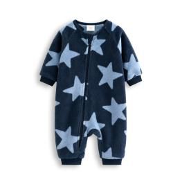 Пухен ромпър Blue Stars