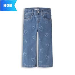 Дънки на сърца Wide fit (2 - 7 год.)
