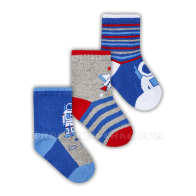 Бебешки чорапи Космос - 3 броя