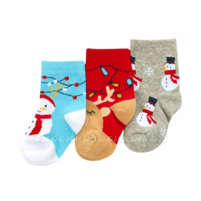 Коледни чорапки - 3 броя
