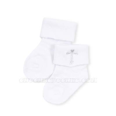 Бели чорапи за кръщене
